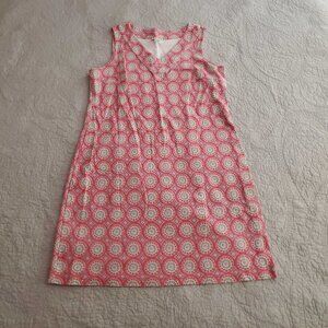 Circle Pattern Sleeveless Dress
